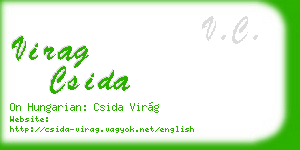 virag csida business card