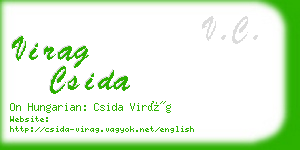 virag csida business card